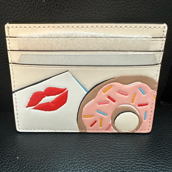 Kate Spade Coffee Break Donut Small Slim Card Holder - Picture 6 of 6